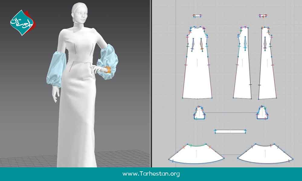 آموزش طراحی لباس با مارولوس