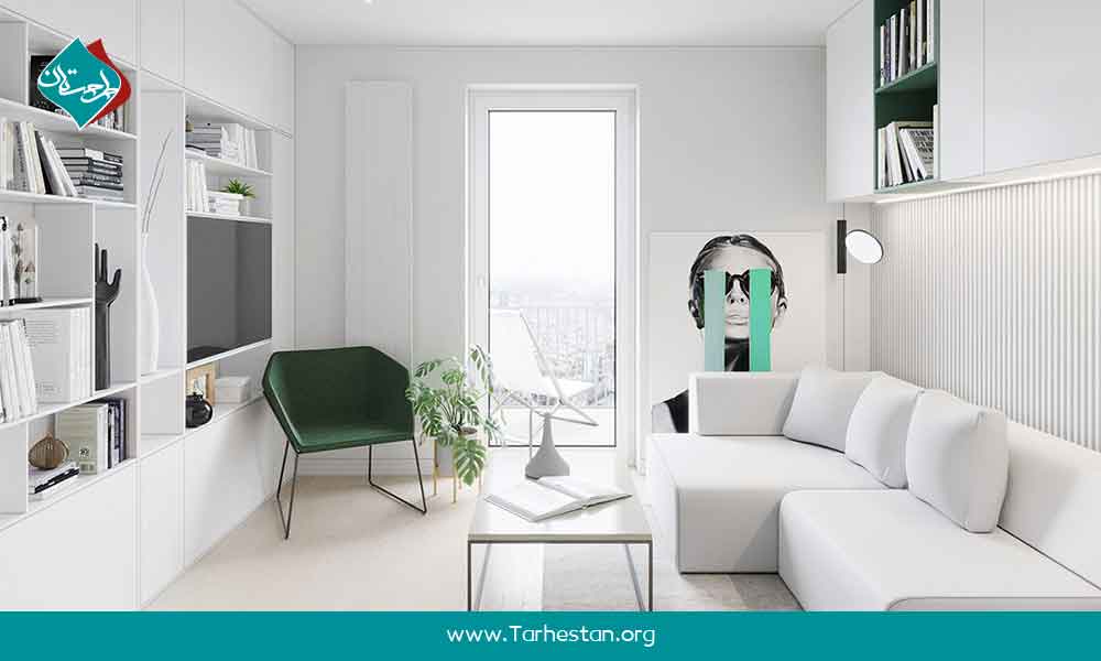توجه به رنگ‌های روشن برای بزرگنمایی فضای کوچک
