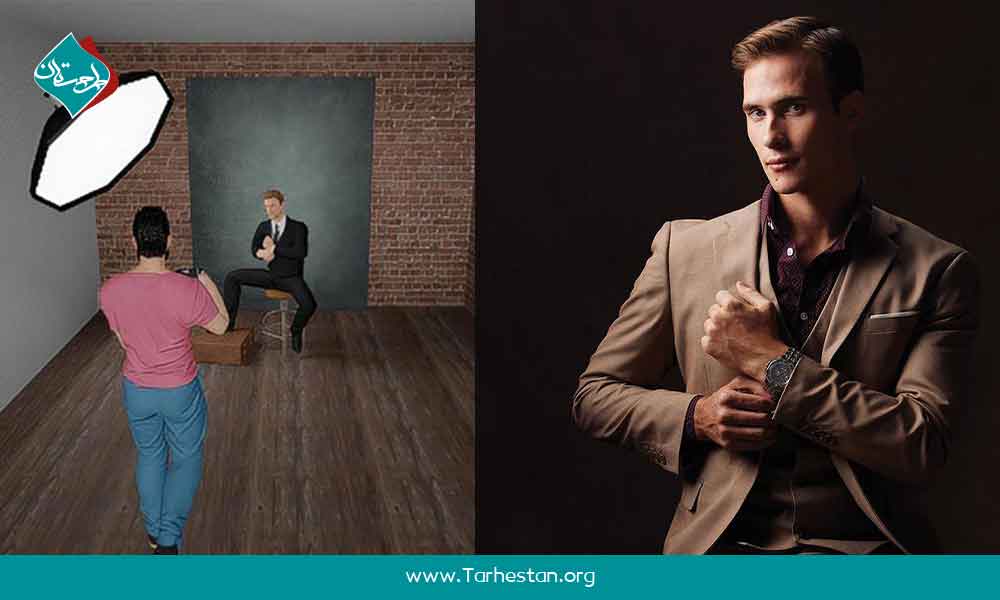 نورپردازی کوتاه از انواع نورپردازی در عکاسی پرتره