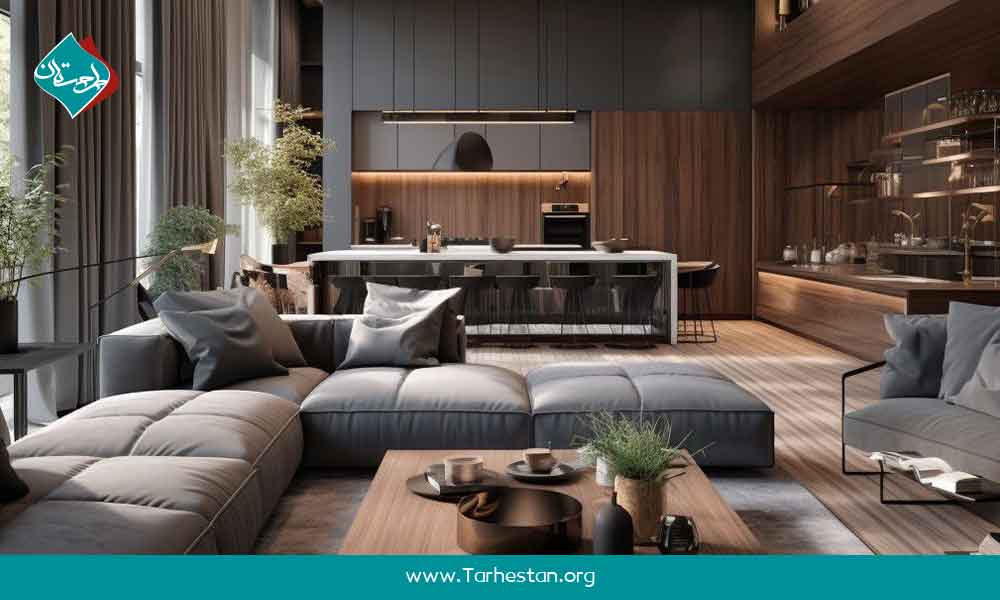 ترکیب خاکستری و قهوه‌ای