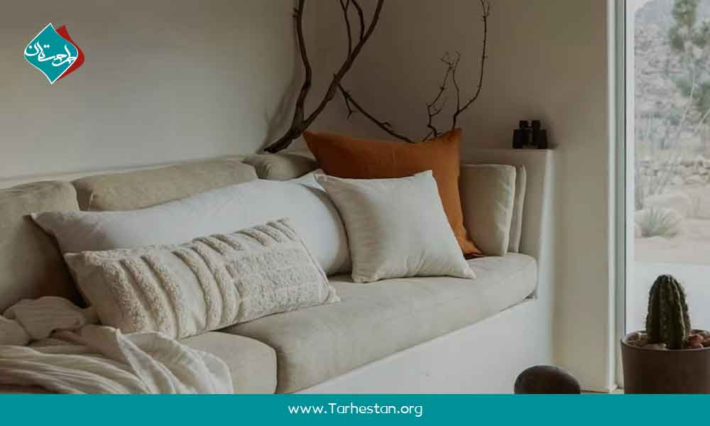 تاثیر رنگ کوسن مبل در دکوراسیون داخلی