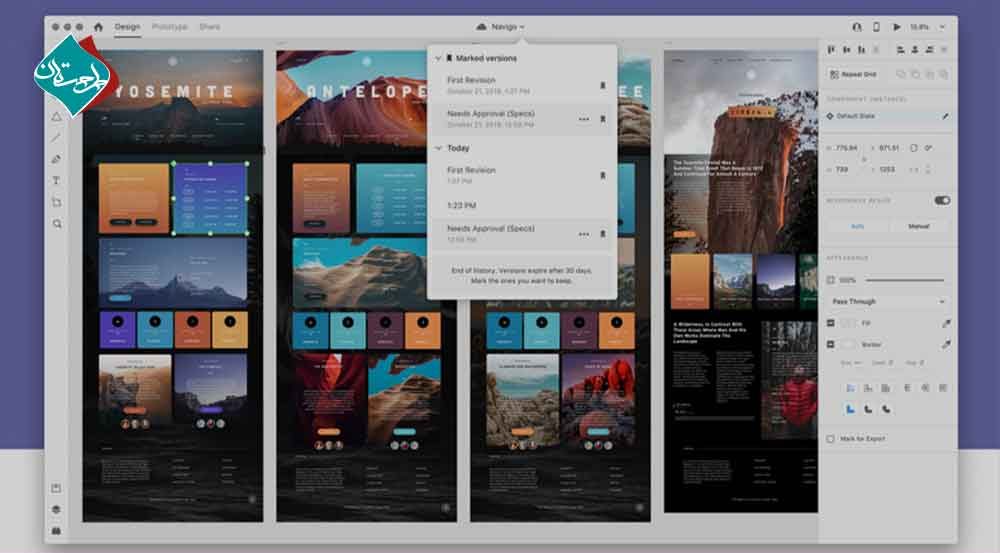 کاربردهای نرم افزار Adobe XD