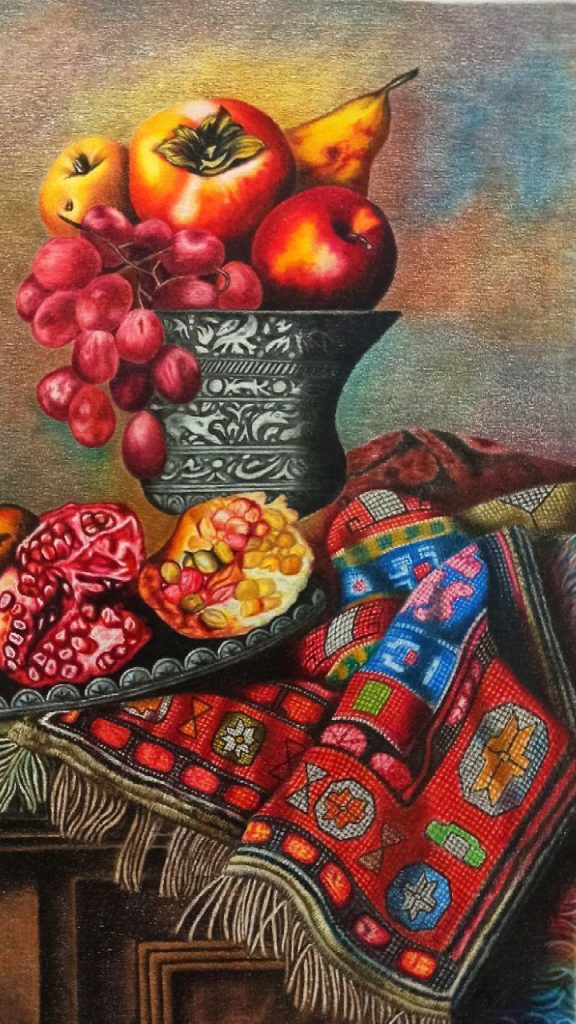 آموزش نقاشی مداد رنگی