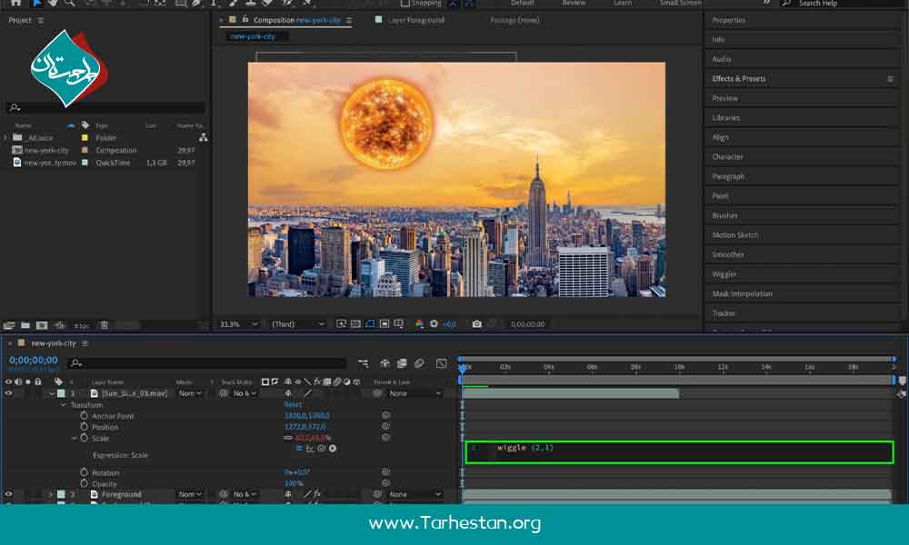 اهمیت افترافکت در طراحی جلوه‌های ویژه سینمایی