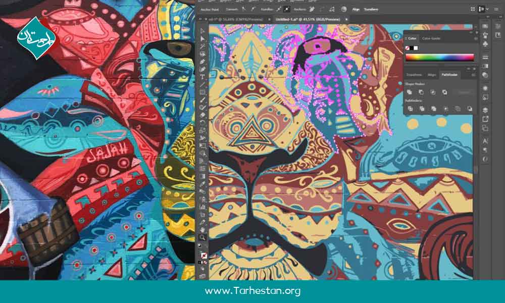استفاده از نرم افزار فتوشاپ در طراحی گرافیک