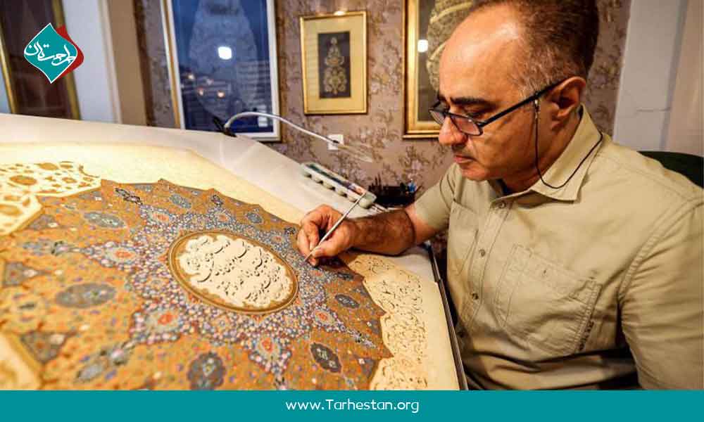 دوره آموزشی نگارگری و تذهیب در آموزشگاه طرحستان 