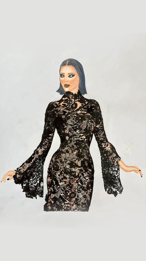 آموزش طراحی لباس