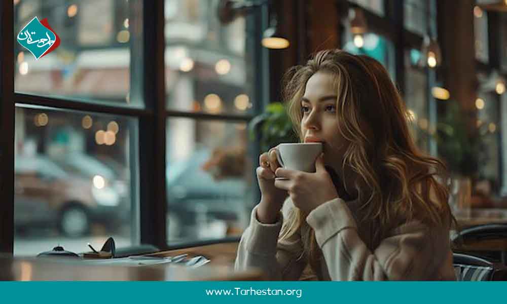 عکاسی هنگام نوشیدن قهوه