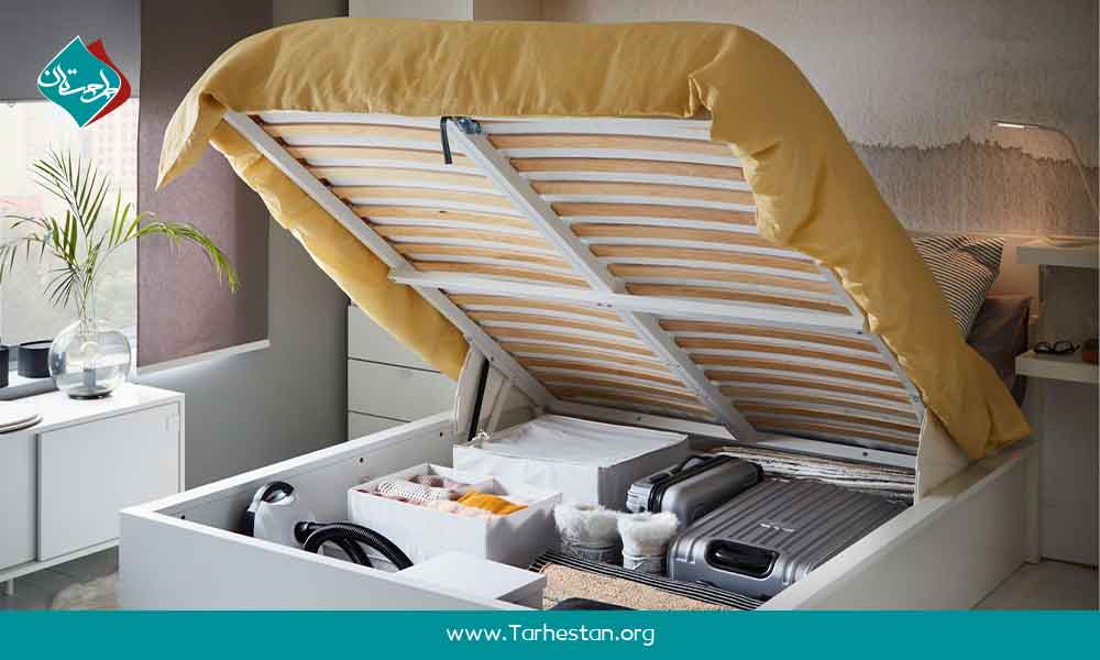 استفاده از فضاهای زیر تخت