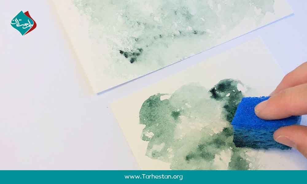 تکنیک‌های پایه برای ایجاد بافت‌ در آبرنگ 